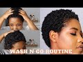 WASH N GO ROUTINE - NATURAL 4C HAIR | SHORT CURLY HAIR ROUTINE | SOUTH AFRICAN YOUTUBER