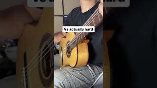 “Hard” vs actually hard#flamenco #guitar #classical #vs #whatdothink