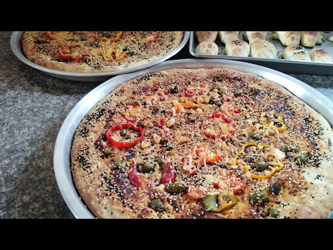 بيتزا طابون والسر هشاشه العجينه ونجاحها من اول مره سفره على طلب اولادي