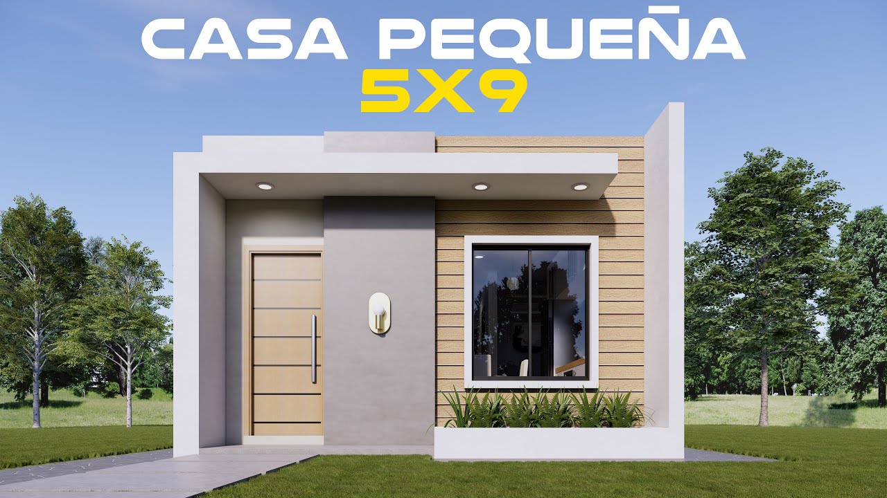 ¡Increíble MINI CASA Moderna de 5x9m! 🏡 Ideal para Espacios Reducidos