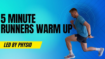5 minute RUNNERS WARM UP led by a RUNNING PHYSIO