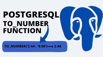 PostgreSQL: To_Number Function | To_Number Function in PostgreSQL | PostgreSQL Database Tutorial
