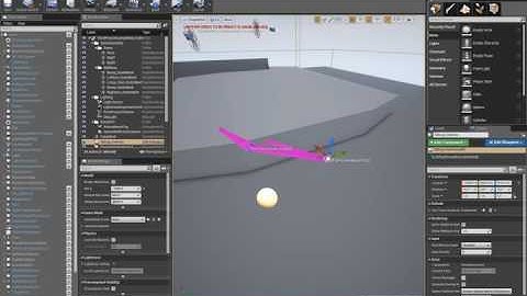 UE4 tute: Drawing debug lines with constructionscript