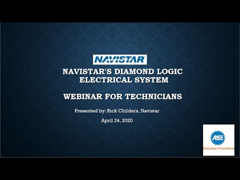Navistar's Diamond Logic Electrical System | Webinar for Technicians  | 1 Hour