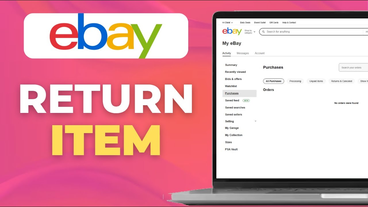 How to Return an Item on eBay (Buyer’s Guide) - YouTube