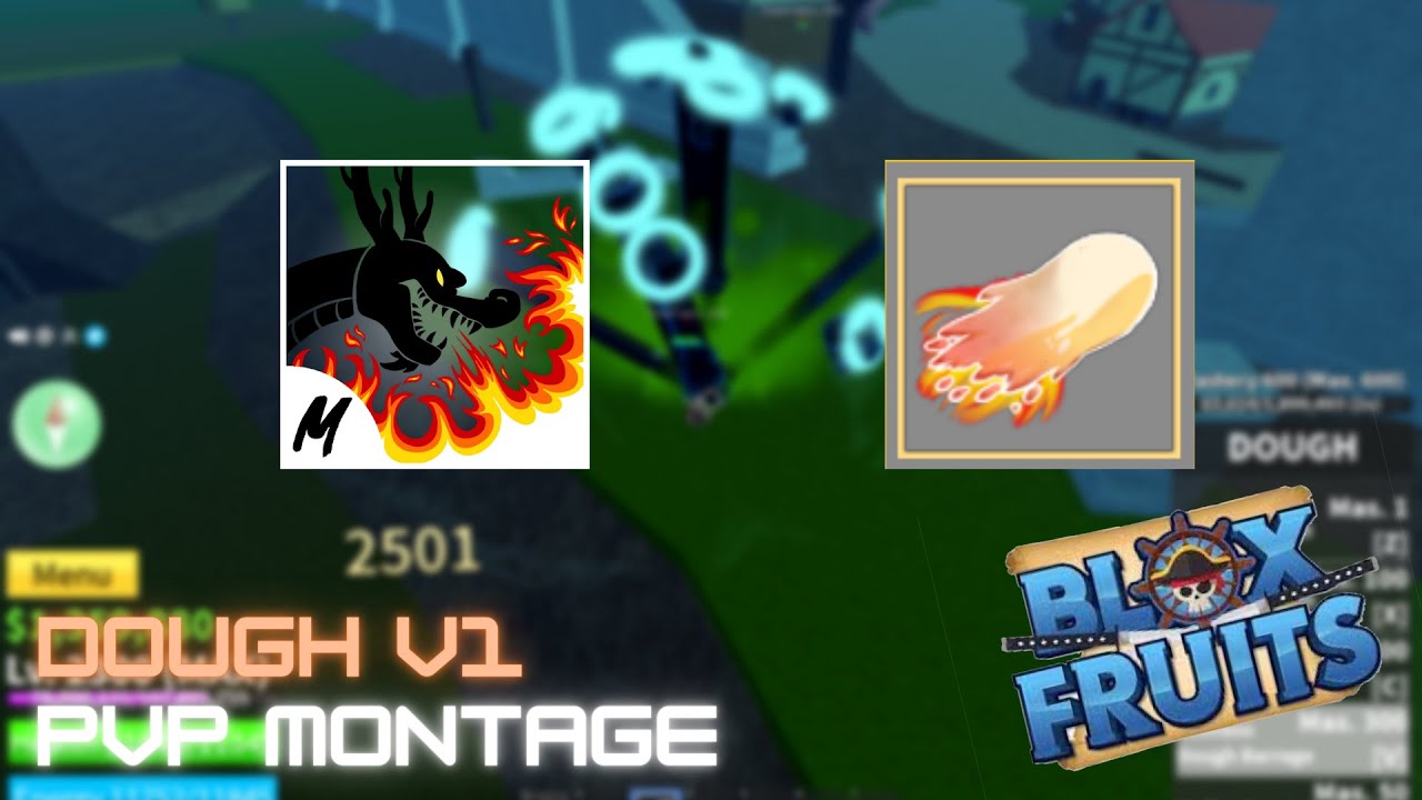 JCWK [Dough] ANOTHER ONE SHOT COMBO BUILD! META Blox Fruit Update 17 Part 2 PVP YouTube