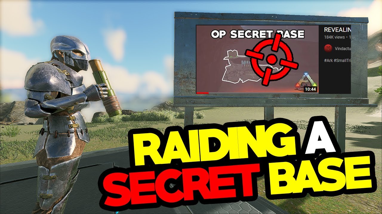 I Raided My Secret Base Spot - ARK(Small Tribes)