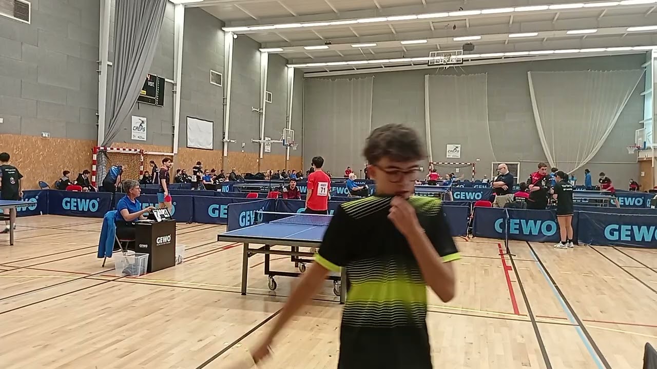 Quart de finale de junior B contre numéro 400