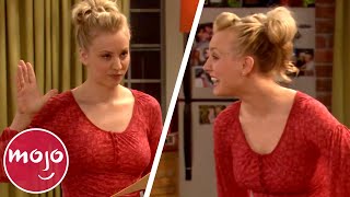 ¡Top 10 Bloopers más DIVERTIDOS de Kaley Cuoco en The Big Bang Theory!