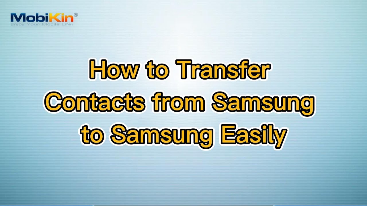 How To Transfer Contacts From Samsung To Pc Via Usb Cable
