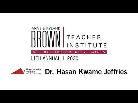 Dr. Hasan Kwame Jeffries Keynote Conversation with Chris Mathews