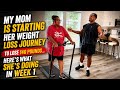 My Mom decided to start her 140 Pound weight loss jounrey… Here’s What She’s Doing In Week 1