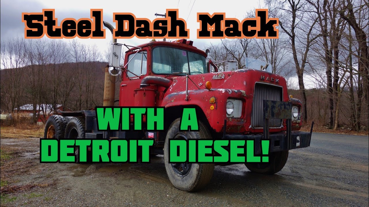 Mack Truck With Detroit Diesel Youtube