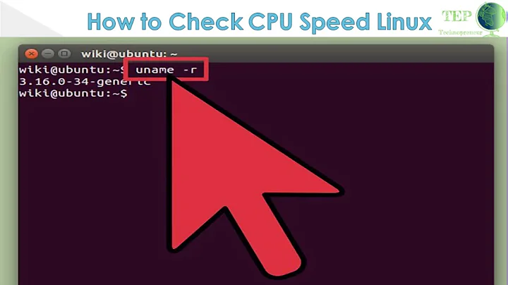 How to Check CPU Speed Linux