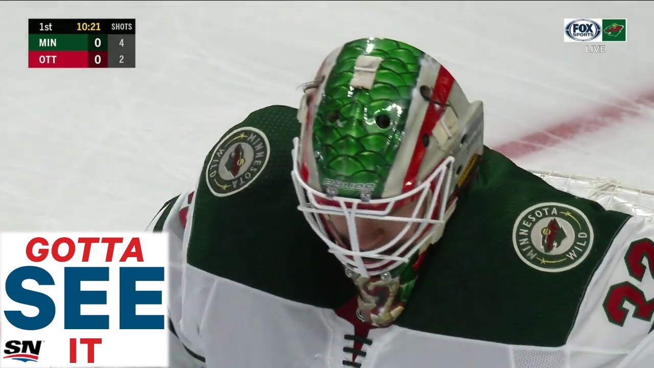 Alex Stalock Makes Huge Sprawling Save To Rob Vladislav Namestnikov