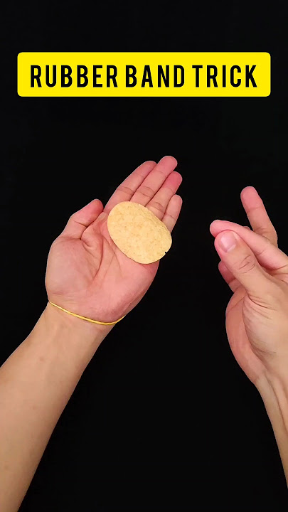 Easy Rubber Band Magic Trick #magic #shorts #magictricks #tricks