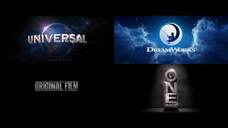 Combo logos: Universal/DreamWorks/Original Film/One Race Films (2017)