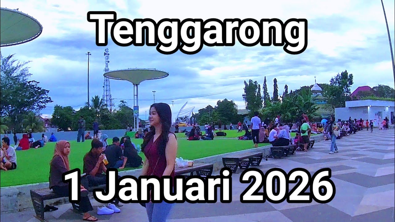 Tumpah ruah ke Taman titik nol dan taman Tanjong
