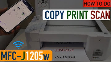 Brother MFC-J1205w Scan, Print & Copy Review.