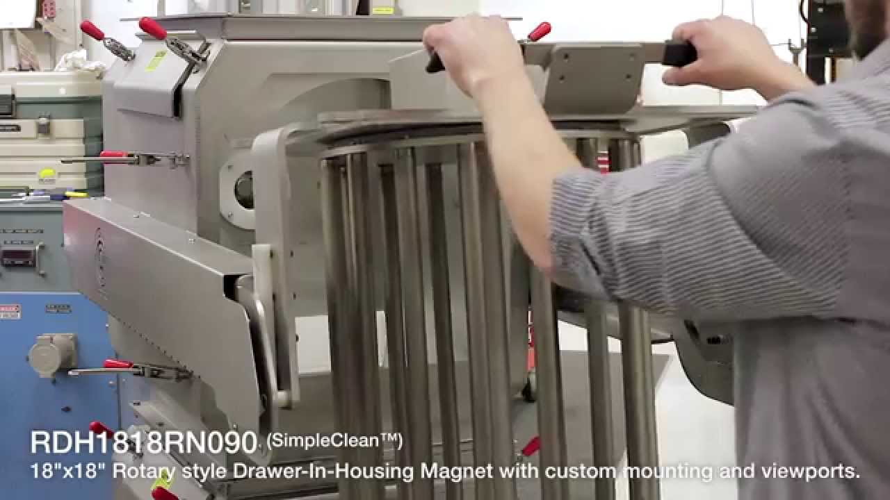 RotoDrawer™ SimpleClean™ - Rotary-style drawer magnet demonstration