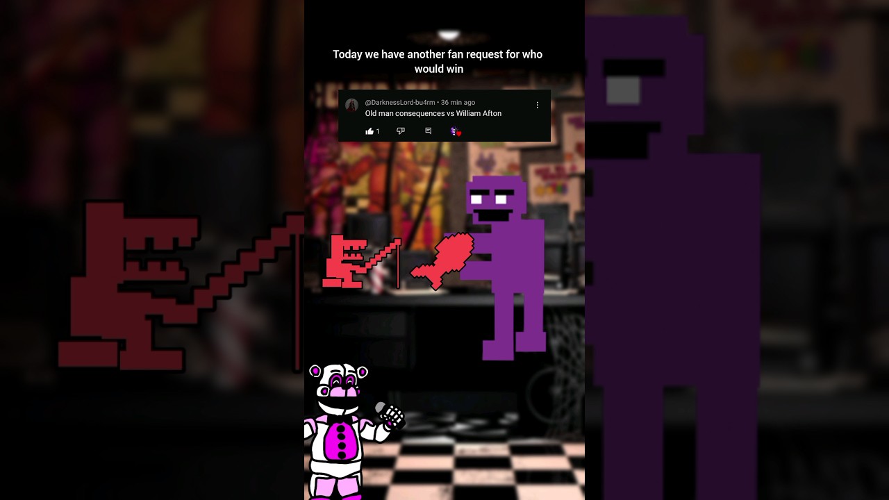 Old Man Consequences 🆚 William Afton fnaf fivenightsatfreddys fyp