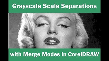 Simulated Process Grayscale Color Separations with CorelDRAW Merge Modes