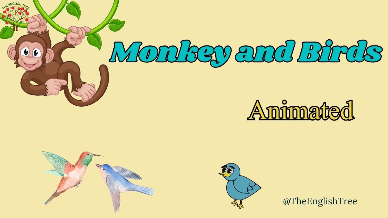 Monkey and The Birds | Children's Bedtime Story | Short Moral Story for Kids | 