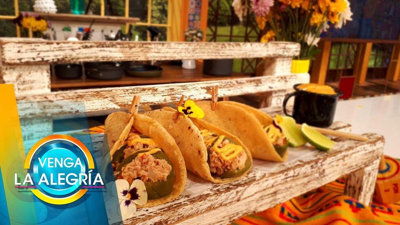 ¡Arranca la semana con unos ricos jalapeños rellenos de atún en taco! | Venga La Alegría vladivostok