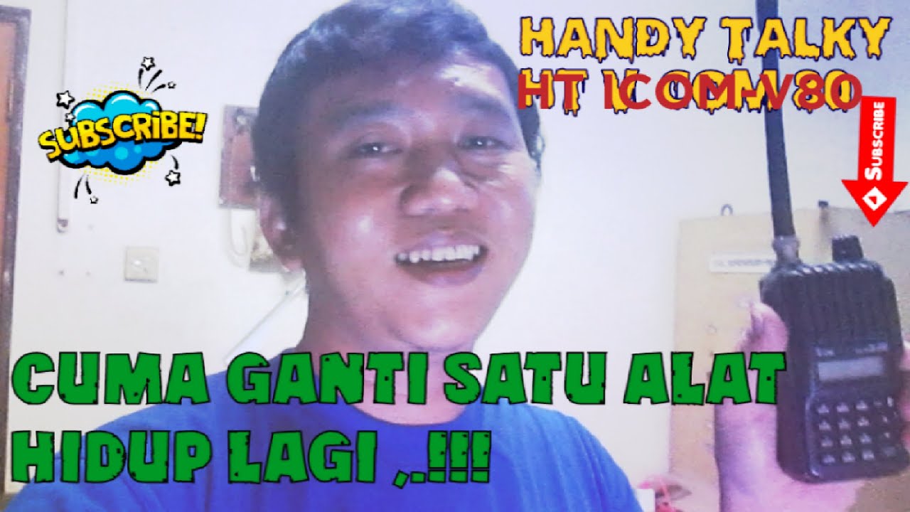 CARA MEMPERBAIKI HT ICOM IC V80.