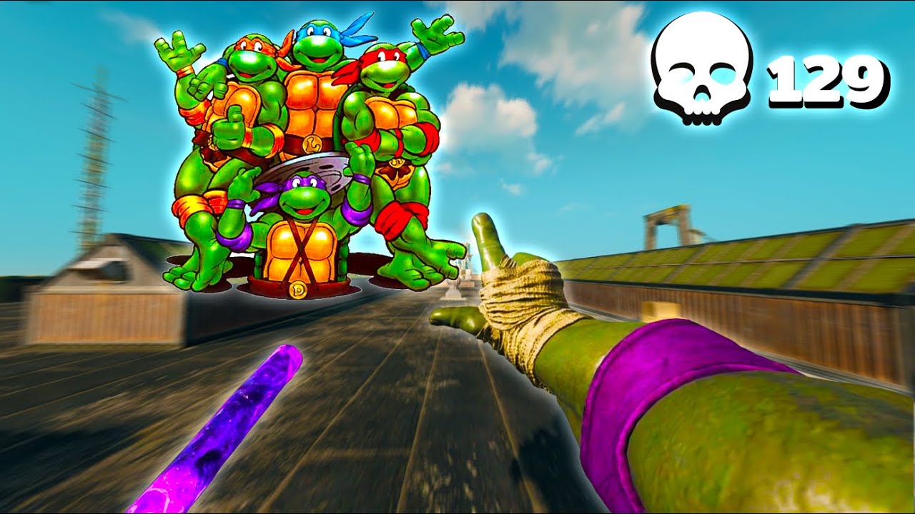 The *NEW* TMNT "DONATELLO'S BO STAFF" gave me MAX MOVEMENT SPEED on Warzone🐢👑