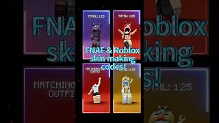 FNAF & Roblox skin making codes!#fnaf #roblox #robloxskin #fivenightsatfreddys FNAF & Roblox skin making codes!#fnaf #roblox #robloxskin #fivenightsatfreddys