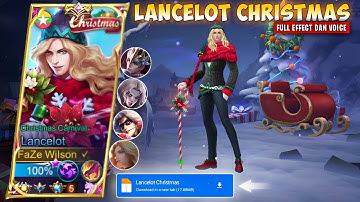Script Skin Lancelot Christmas No Password Full Effect Dan Voice - All Patch