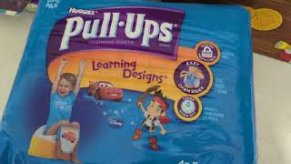 Unboxing Huggies Pull-Ups Starter Kit w/ Jake and the Neverland Pirates designs (2014)