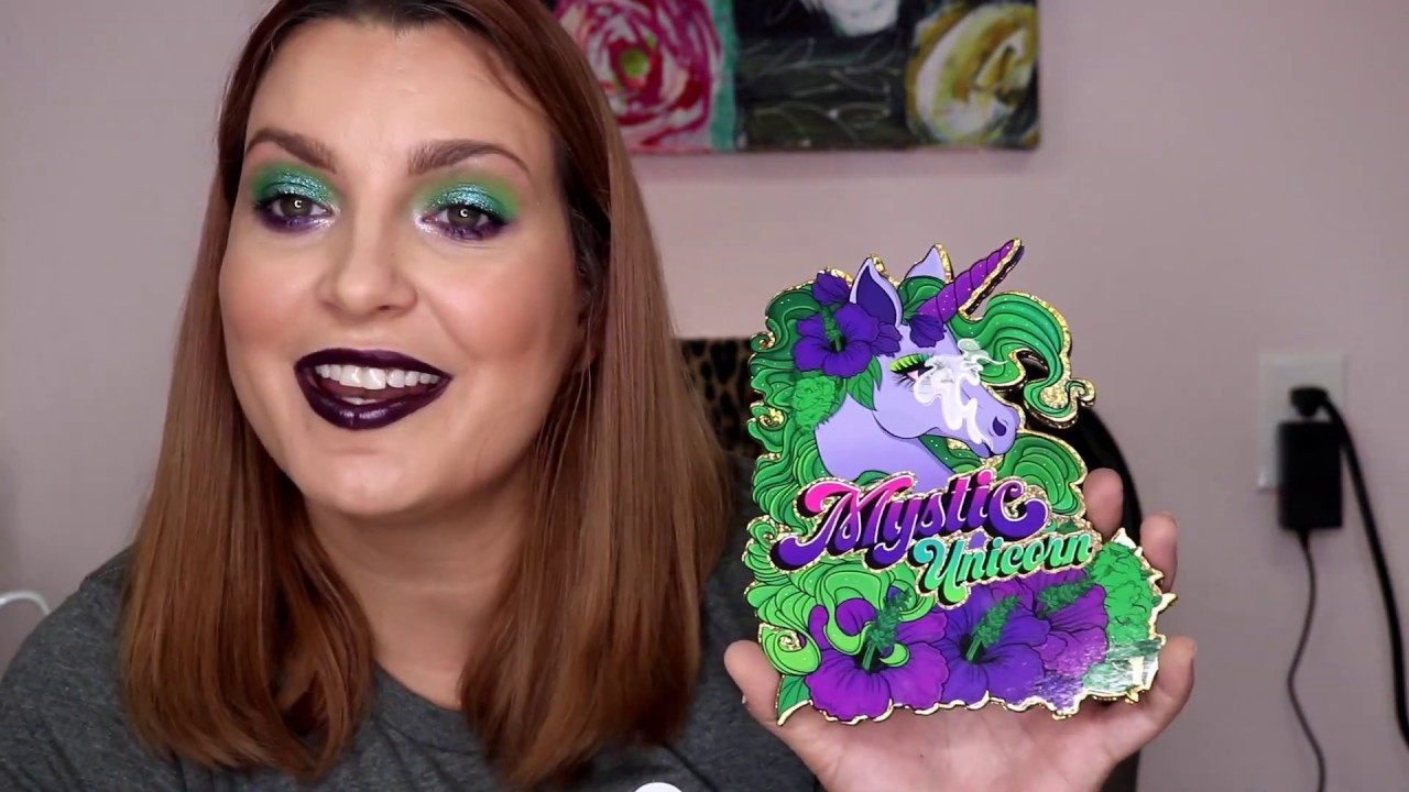 Testing Out the Mystic Unicorn Palette by Bombshell Cosmetica X Mary Jane Beauty