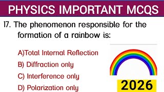 Physics Top 30 Most Expected MCQs 2026 | New Important Physics Quiz