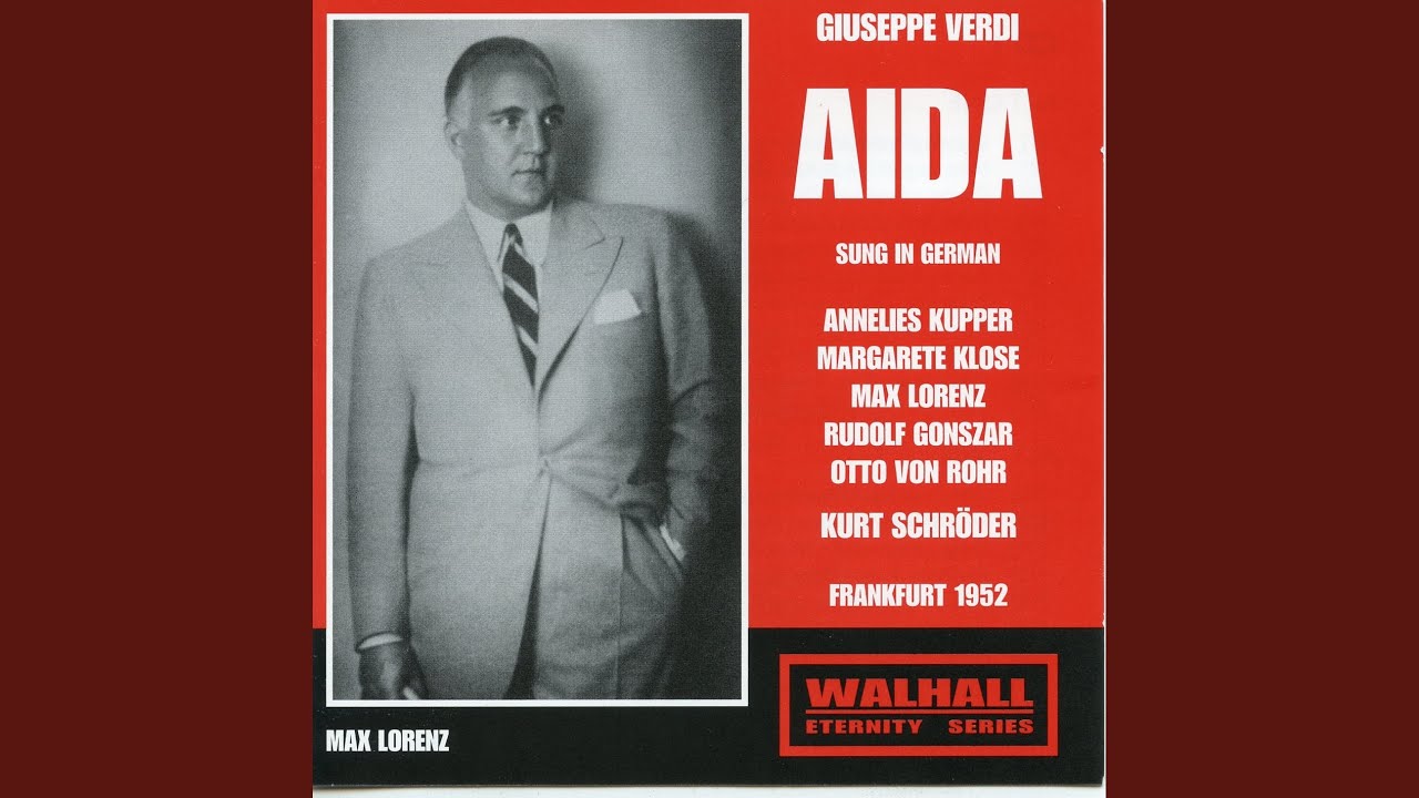Aïda (Sung in German) , Act II: Act II: Dir Gruss und Dank (Il Re)