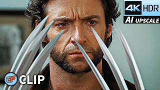 Wolverines New Claws - Dinner Scene X-Men Origins Wolverine 2009 4K Hdr Movie Clip