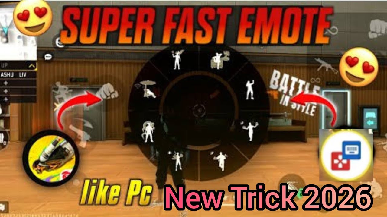 How to fast Emote Mobile Like PC Faste Emote + Volume button ✅ No Fake 🔴 Live prof || Key Mapper 😱