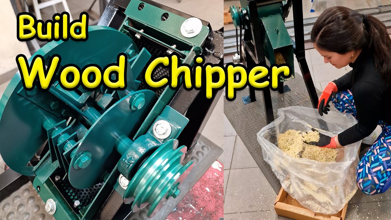How to make build a step-by-step Your Own Wood Chipper! Homemade