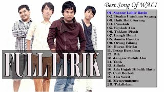 Wali Band   Lirik  Lagu Pilihan Terbaik Dan Terpopuler Dari Wali Band   Album Karaoke 