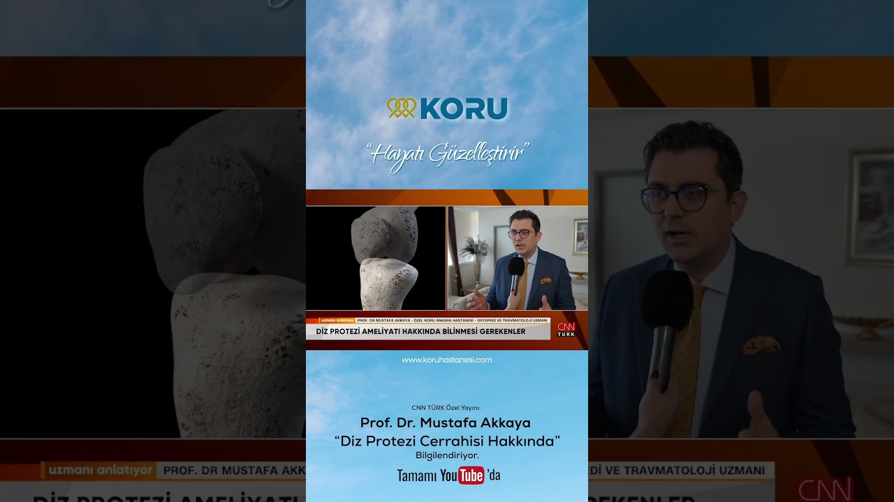 🎙️Ortopedi Bölüm Başkanı Prof. Dr. Mustafa Akkaya CNN Türk’ün Konuğuydu