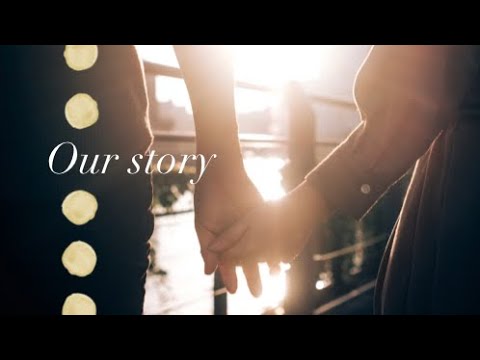 iPhoneで自作【ゲスト参加型！】プロフィールムービー テンプレート 「grayish」/ 生い立ちムービー 結婚式ムービー  keynote iMovie ウェディング