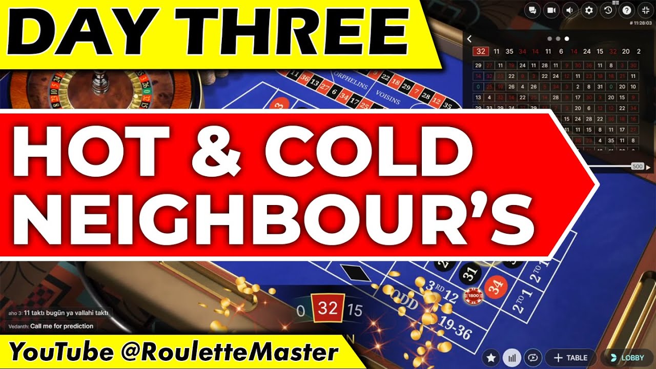 Day 3 – Studying Hot & Cold Neighbours in Roulette 