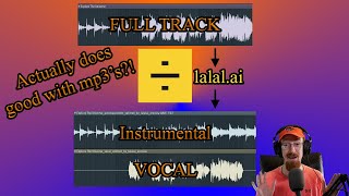 Get the Vocals out of any track! Even mp3's | lalal.ai