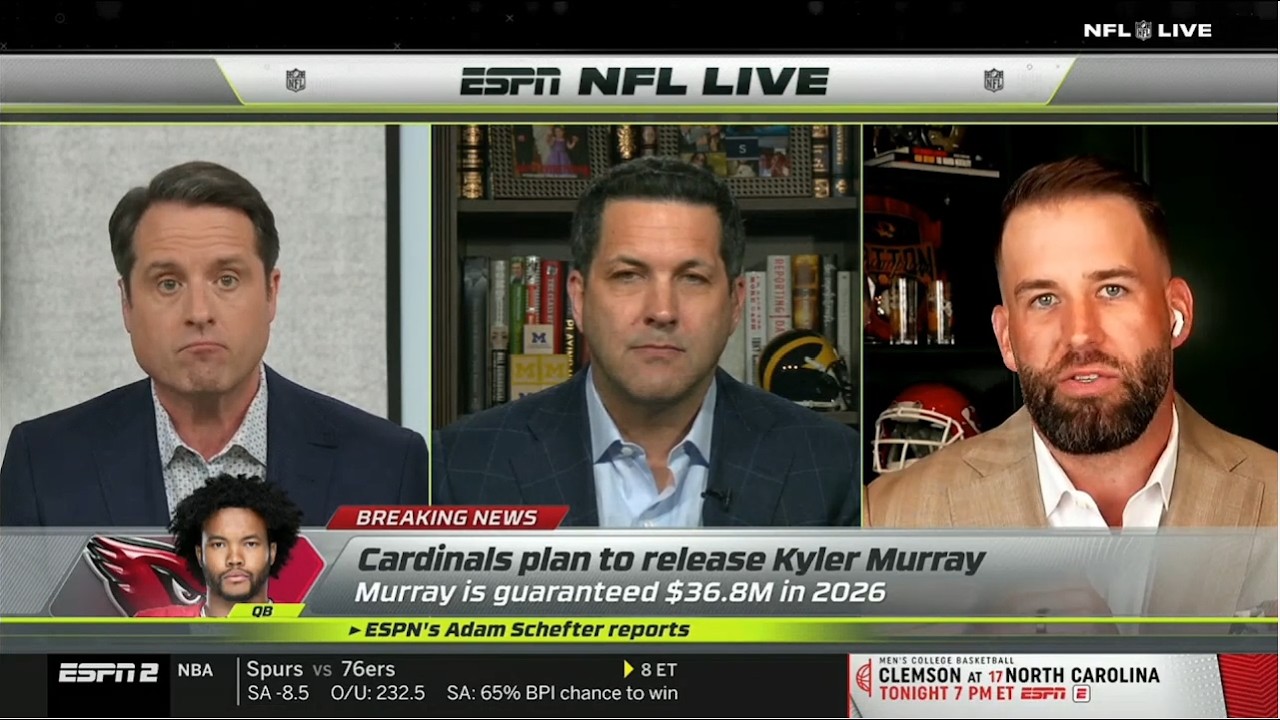 [BREAKING NEWS] Cardinals release Kyler Murray - Colts applying transition tag on QB Daniel Jones