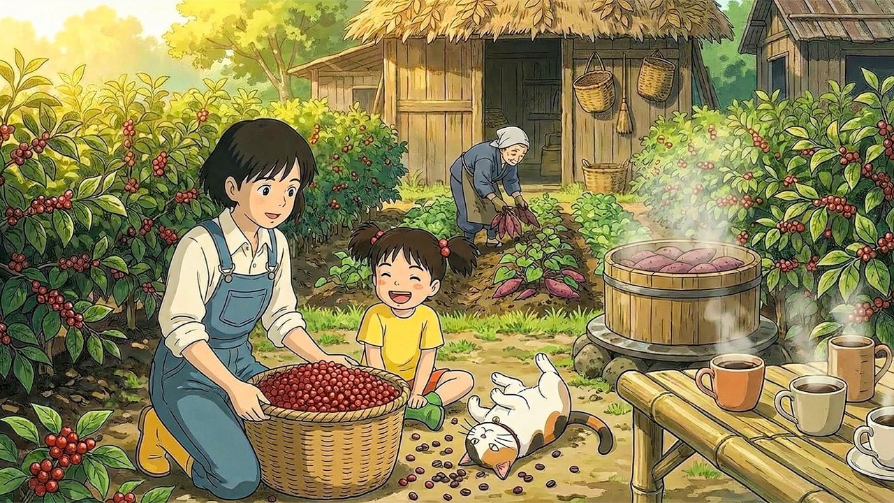 Living Inside a Volcano, Geothermal Cooking & Growing Coffee on Aogashima Island