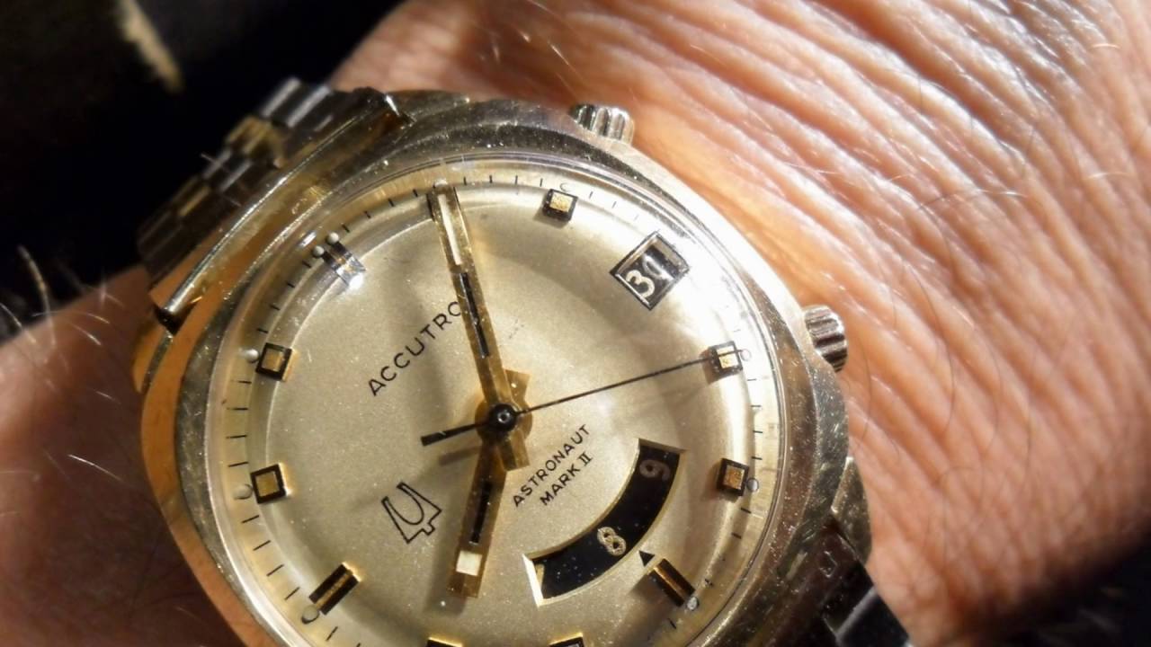 My Slideshow Solid gold Accutron Astronaut Mark II watch