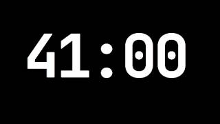 41-minute countdown timer