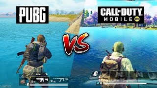 مقایسه دو تا از بهترین بازی های بتل رویال ( call of duty mobile vs pubg mobile)