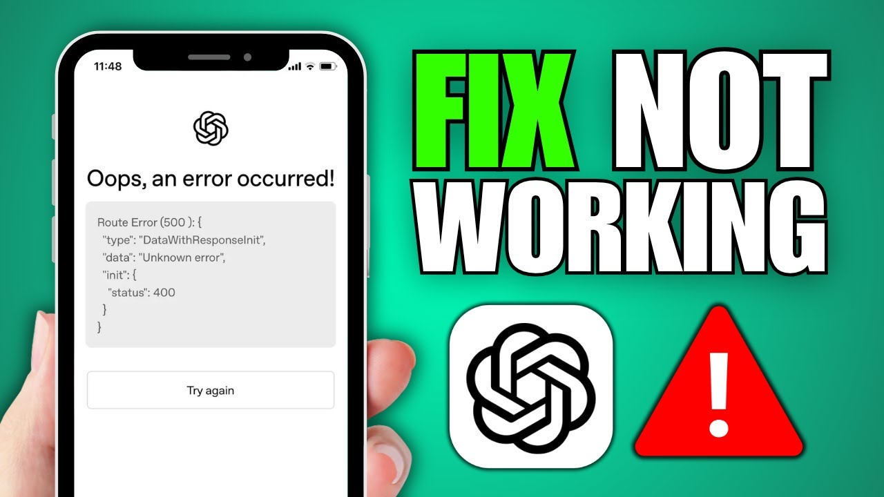 How To Fix ChatGPT Not Working On iPhone - YouTube